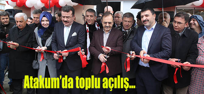 Atakum’da toplu açılış…