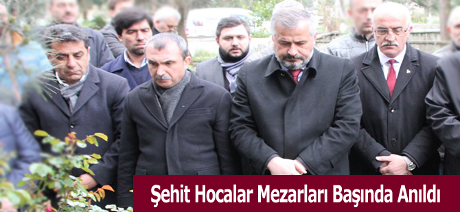 Şehit Hocalar Mezarları Başında Anıldı