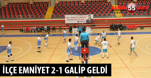 İLÇE EMNİYET 2-1 GALİP GELDİ