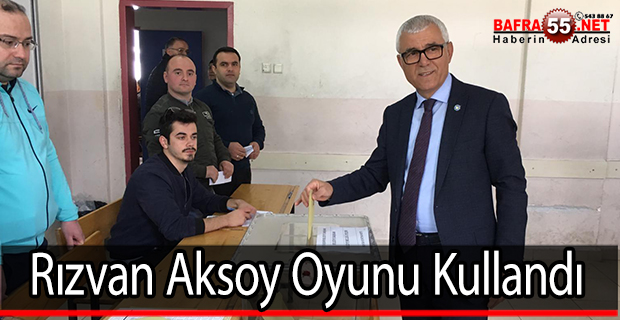 Rızvan Aksoy Oyunu Kullandı