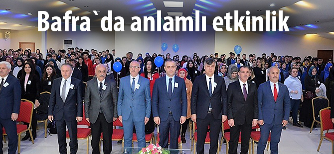 Bafra`da anlamlı etkinlik