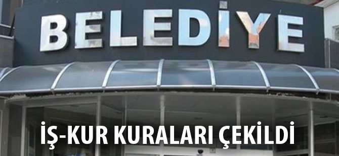 BAFRA BELEDİYESİNDE İŞ-KUR KURALARI ÇEKİLDİ