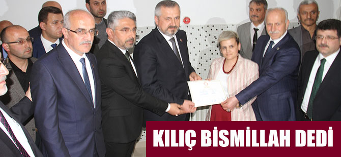 Başkan Kılıç Mazbatasını Aldı