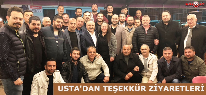 USTA'DAN TEŞEKKÜR ZİYARETLERİ