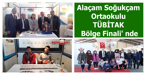 Alaçam Soğukçam Ortaokulu TÜBİTAK Bölge Finali' nde