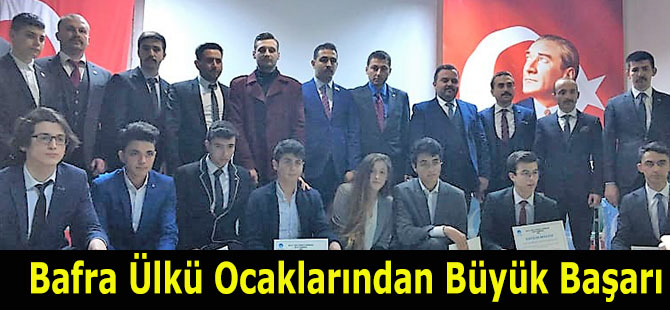 Bafra Ülkü Ocaklarından Büyük Başarı