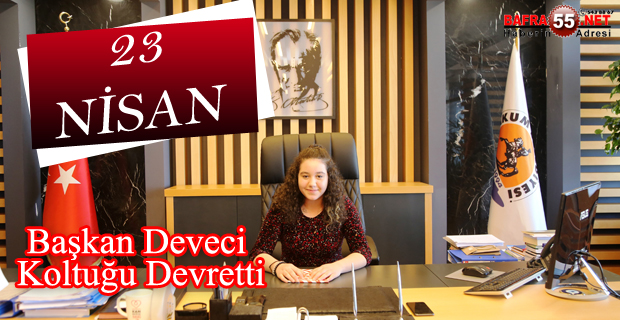 Başkan Deveci Koltuğu Devretti