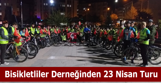 Bisikletliler Derneğinden 23 Nisan Turu