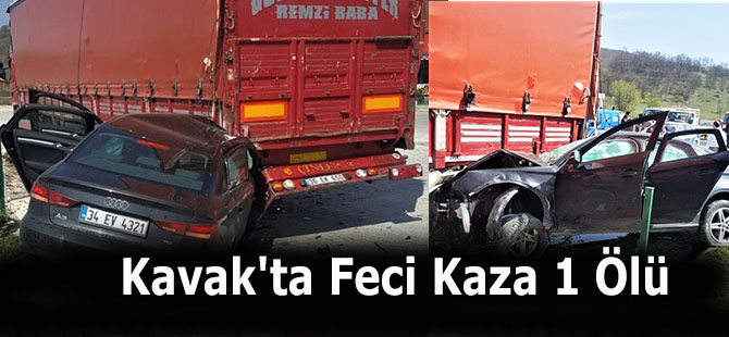 Kavak'ta Feci Kaza 1 Ölü