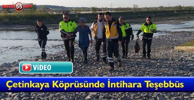 Çetinkaya Köprüsünde İntihara Teşebbüs