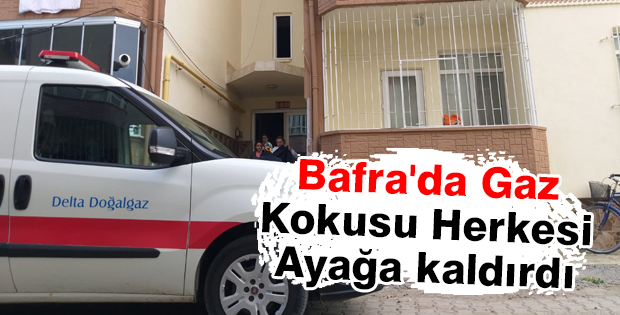 Bafra'da Gaz Kokusu Herkesi Ayağa kaldırdı