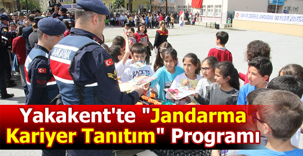 Yakakent'te "Jandarma Kariyer Tanıtım" Programı