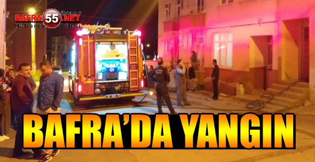 Bafra'da Yangın!