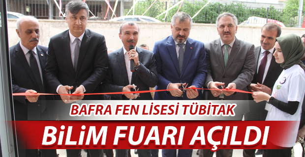 Bafra Fen Lisesi’nden TÜBİTAK Bilim Fuarı Sergisi