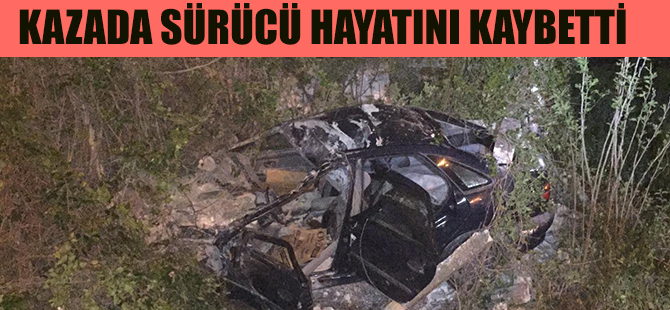 METRUK BİNAYA ÇARPAN ARAÇ SÜRÜCÜSÜ ÖLDÜ