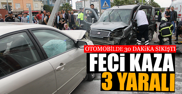 Feci Kaza 3 Yaralı