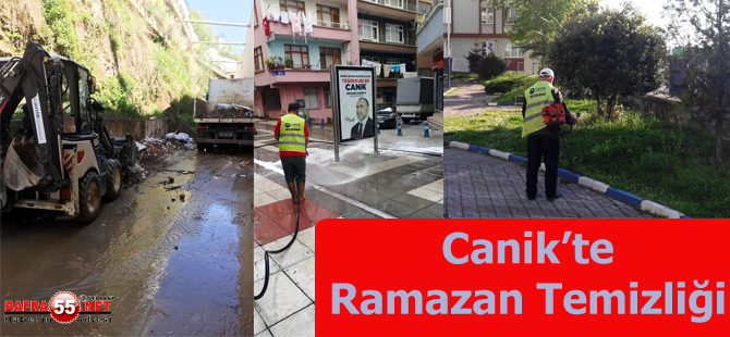 Canik’te Ramazan Temizliği