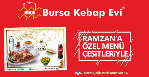 Bursa'nın efsane lezzetleri BKE'de Bir Araya Geliyor.