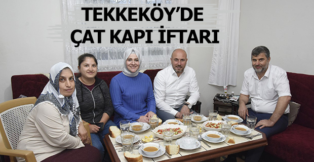 Tekkeköy'de Çat Kapı İftarı