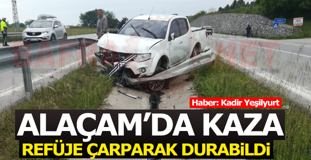 Alaçam Yolunda Trafik Kazası