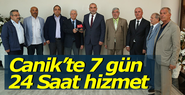 Canik’te 7 gün 24 Saat hizmet