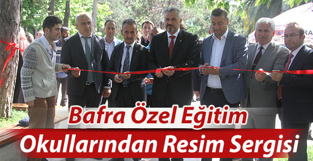 Bafra Özel Eğitim Okullarından Resim Sergisi