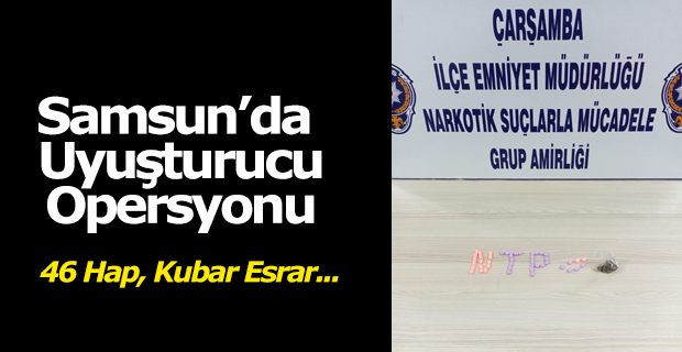 Samsun'da Uyuşturucu Operasyonu