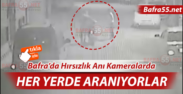 Bafra'da Motosiklet Hırsızlığı Kameralara Yansıdı