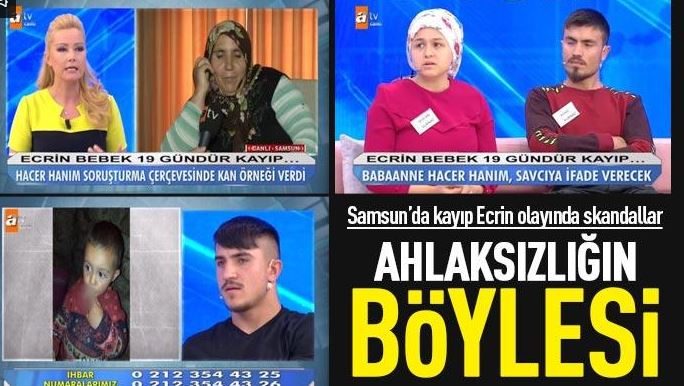 Samsun'da kaybolan Ecrin ile ilgili şok gelişmeler! Ahlaksızlığın böylesi!