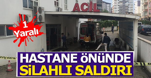 Hastanenin Acil Girişinde Silahla Yaralama