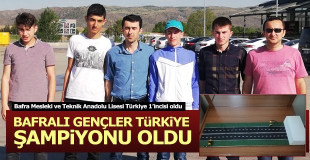 Bafra Mesleki Ve Teknik Anadolu Lisesinden Büyük Başarı