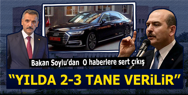 Bakan Soylu;" Yılda 2-3 Tane Verilir"