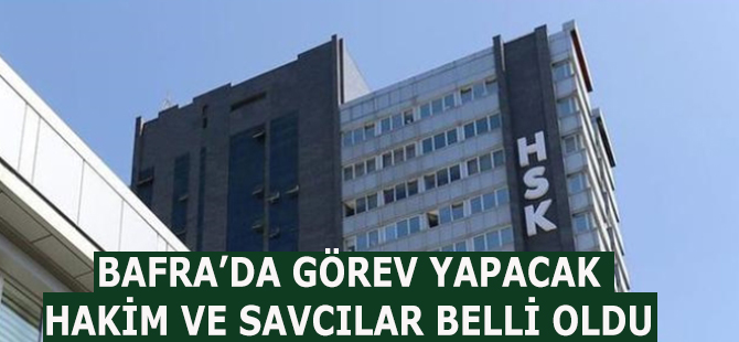 Bafra'ya Atanan Yeni Hakim ve Savcılar