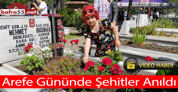 Arefe Gününde Şehitler Anıldı