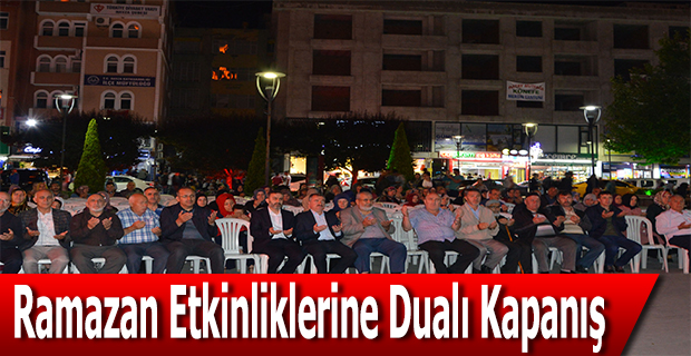 Ramazan Etkinliklerine Dualı Kapanış