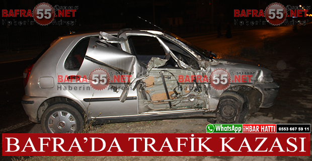 Samsun Sinop Karayolu'nda Trafik Kazası