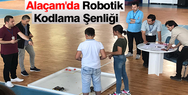 Alaçam'da Robotik Kodlama Şenliği