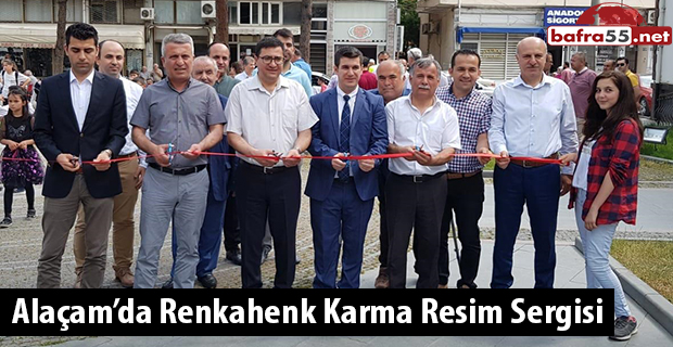 Alaçam’da Renkahenk Karma Resim Sergisi