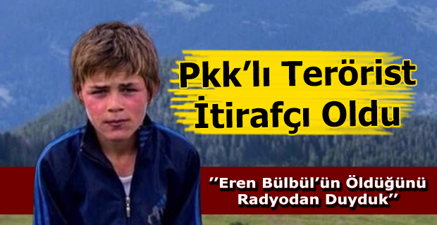 Pkk’lı Terörist İtirafçı Oldu