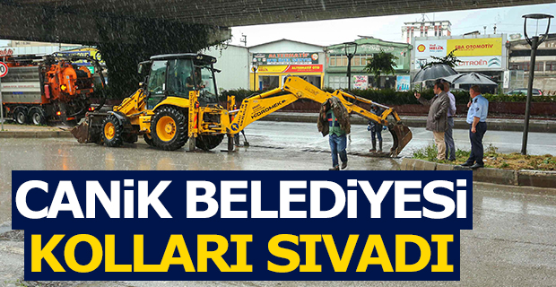 Canik Belediyesi Kolları Sıvadı