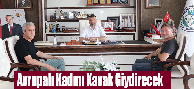 Avrupalı Kadını Kavak Giydirecek