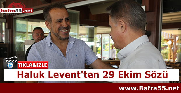 Haluk Levent'ten 29 Ekim Sözü