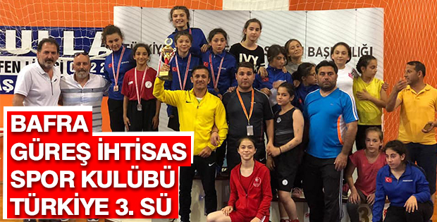 BAFRA GÜREŞ İHTİSAS SPOR KULÜBÜ TÜRKİYE 3. SÜ