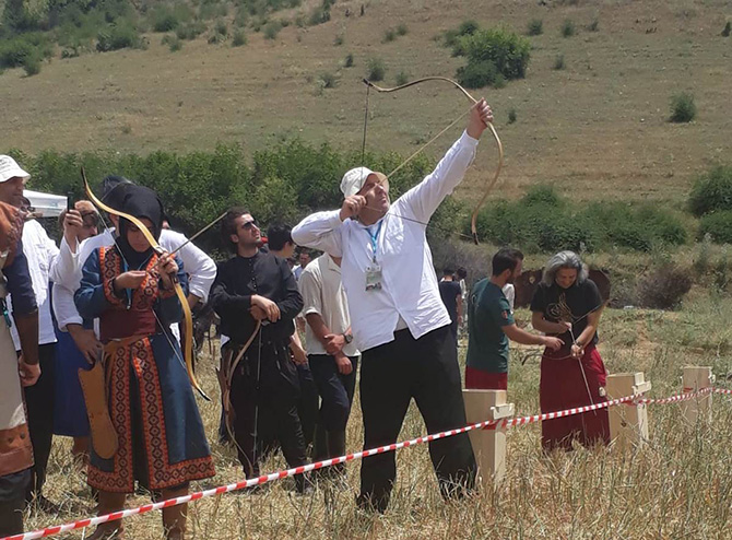 Samsun Takımı, Geleneksel Okçuluk Yarışmasına Katıldı