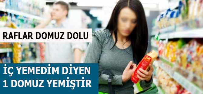 RAFLAR DOMUZ ÜRÜNLERİ İLE DOLU