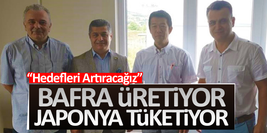 Bafra Üretiyor, Japonya Tüketiyor