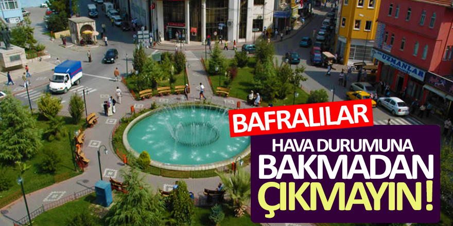 Bafra'da Bugün Hava Durumu