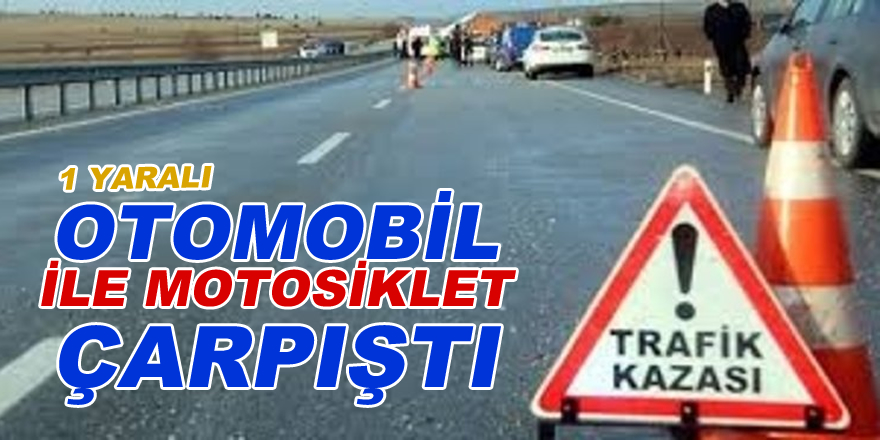 Bafra'da trafik kazası : 1 yaralı