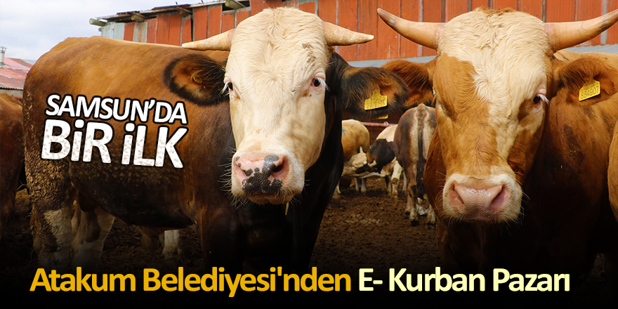 Atakum Belediyesi'nden E- Kurban Pazarı