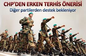 CHP'DEN ''ERKEN TERHİS'' ÖNERİSİ